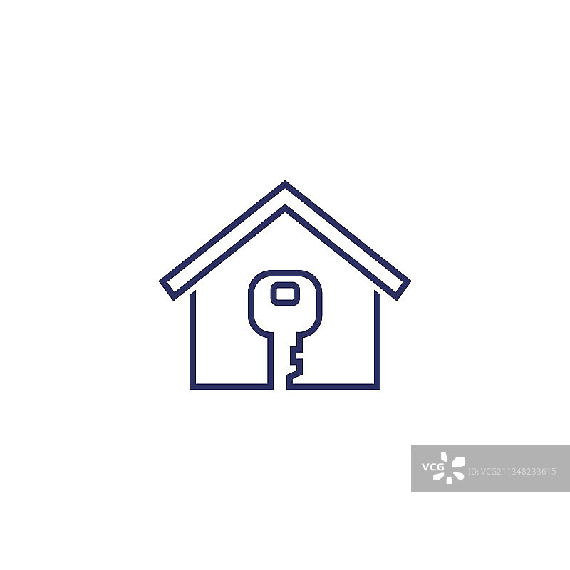 房屋钥匙图标图片素材