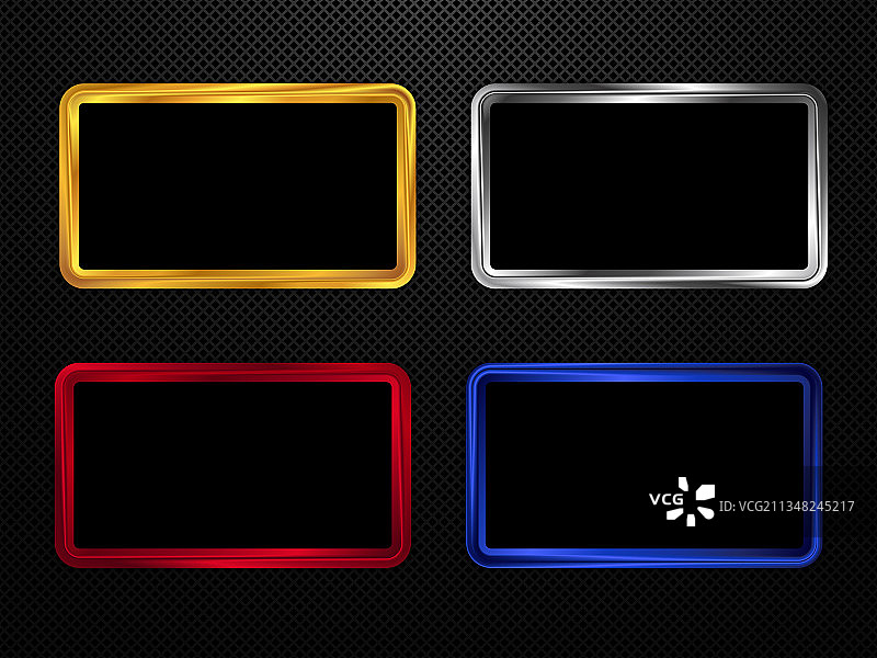 金属框架合集图片素材