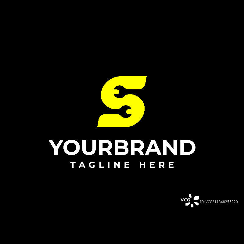 字母S扳手Logo图片素材