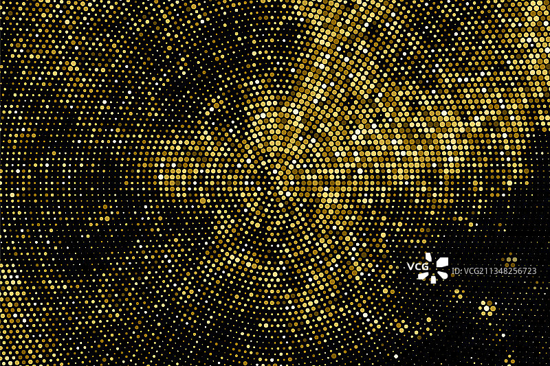 金色闪光半色调点背景图片素材