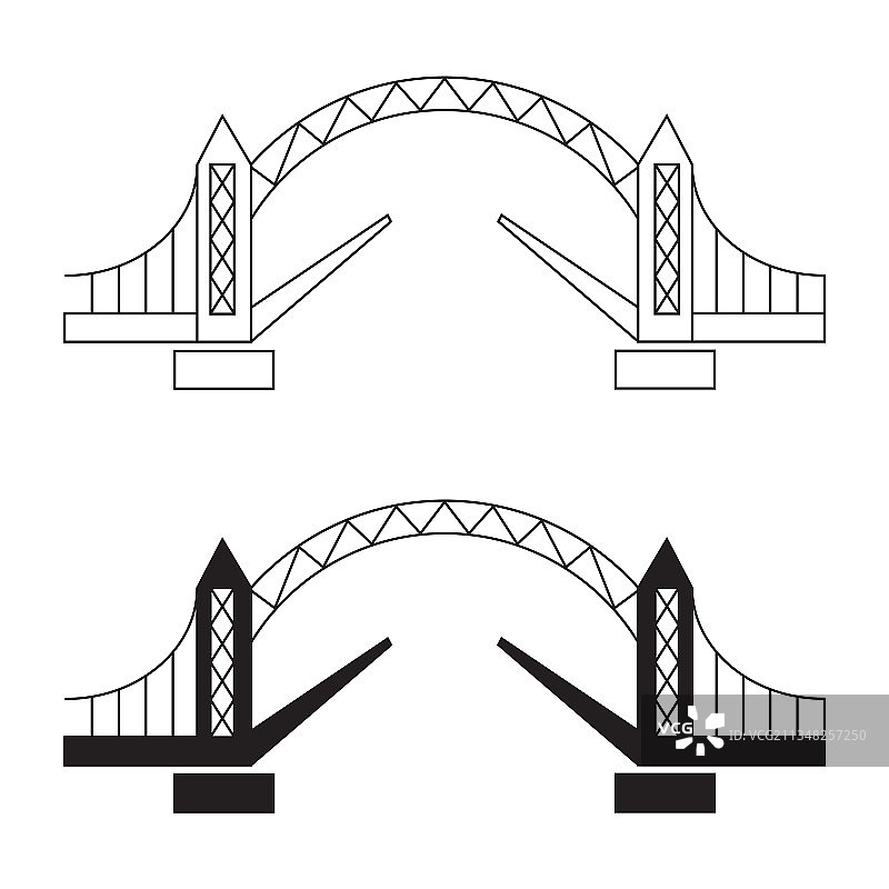 桥梁图标图片素材