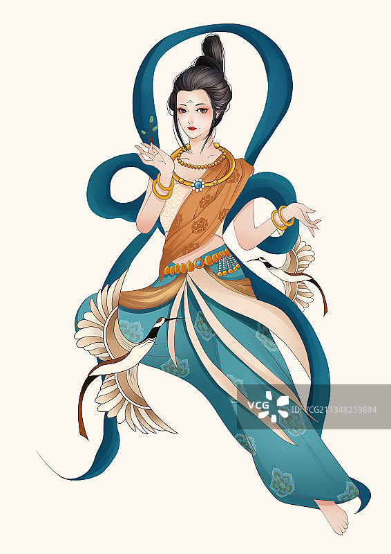 敦煌壁画图片素材