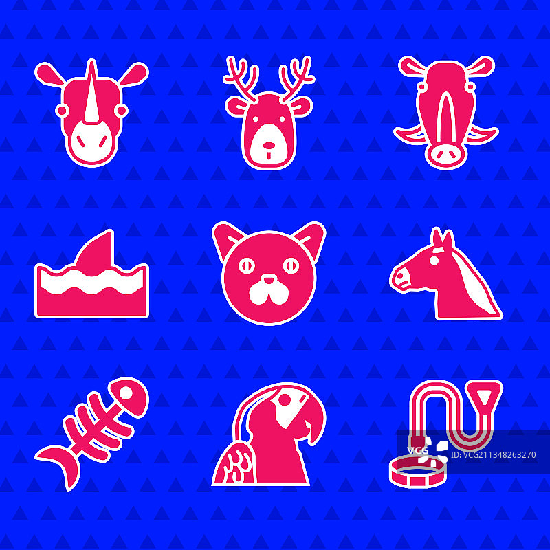 猫金刚鹦鹉项圈带名牌马套装图片素材