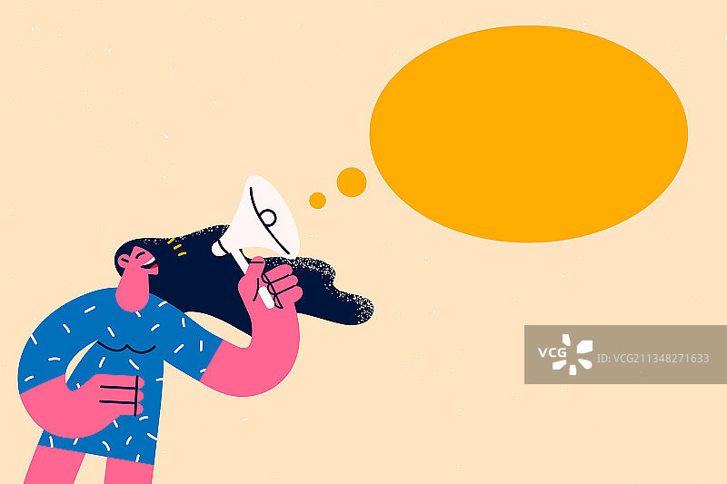 公告和广告宣传活动概念图片素材