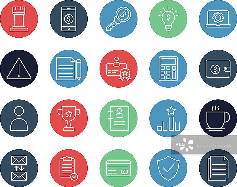 易于使用的商业图标合集图片素材