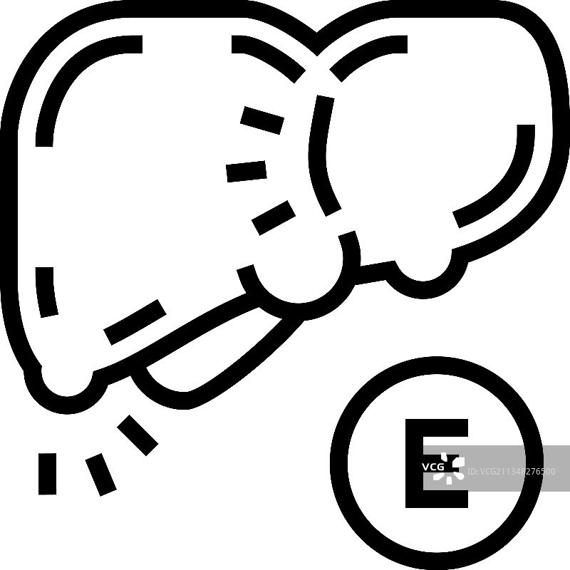 戊型肝炎线性图标图片素材