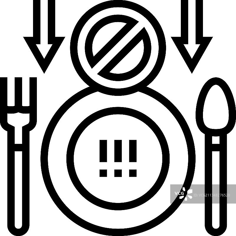 食欲不振肝炎线条图标图片素材