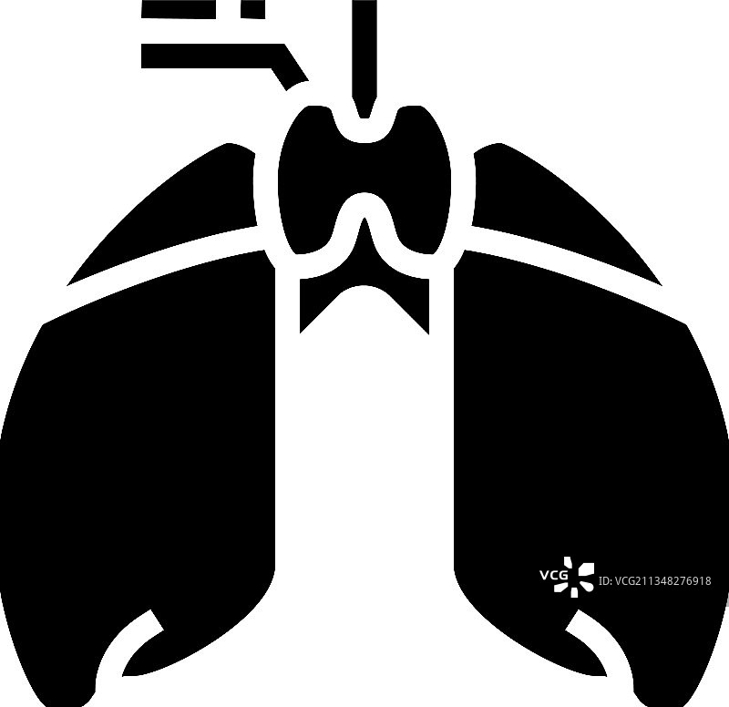 胸腺内分泌符号图标图片素材