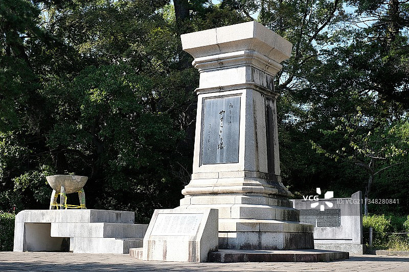 日本静冈骏府城公园图片素材