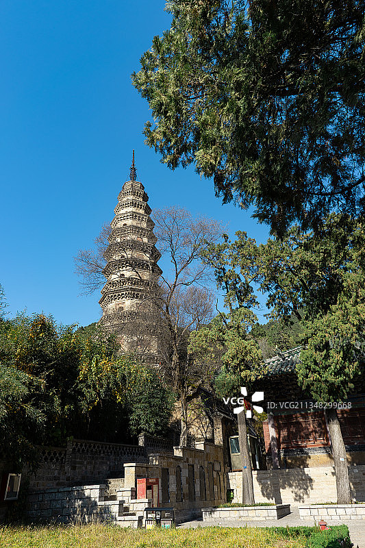 济南灵岩寺风光图片素材