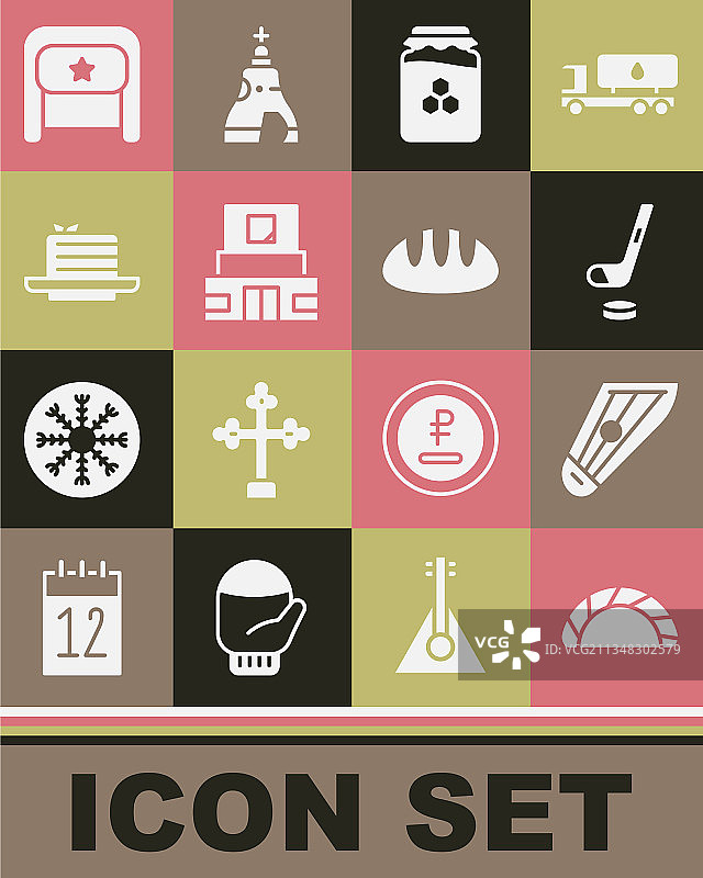 饺子冰球杆冰球套装图片素材