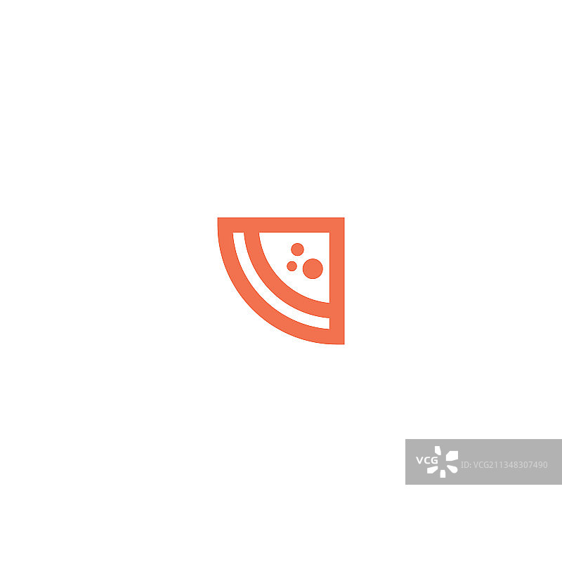 披萨图标标志设计模板图片素材