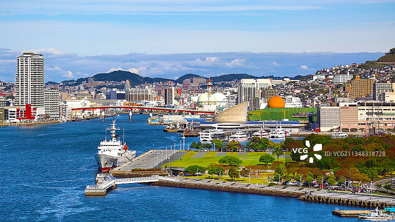 日本长崎港口图片素材