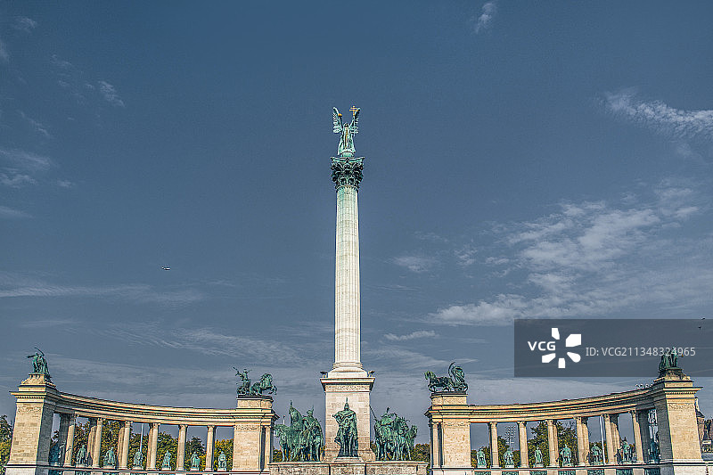 匈牙利布达佩斯英雄广场图片素材