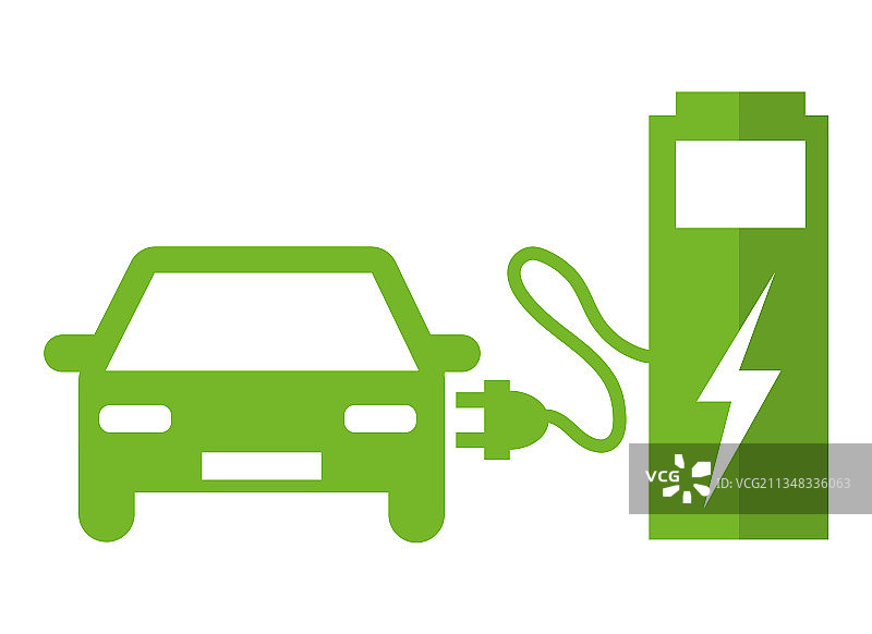 充电站的电动汽车图片素材