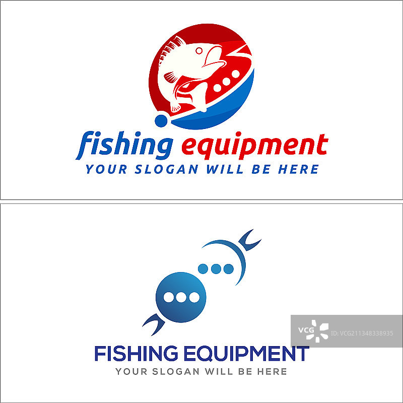 零售电商渔业商业Logo设计图片素材
