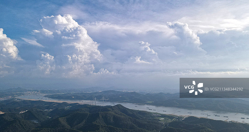 广东省肇庆市封开县西江风光图片素材