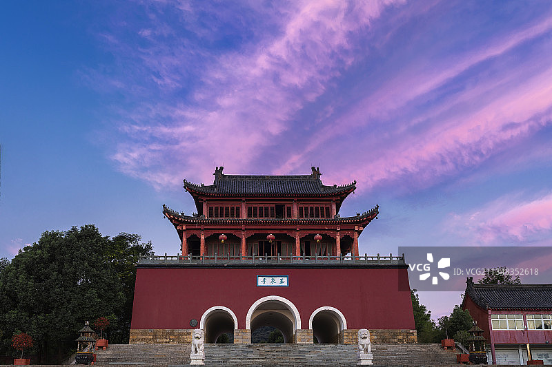 湖北省当阳玉泉寺山门图片素材