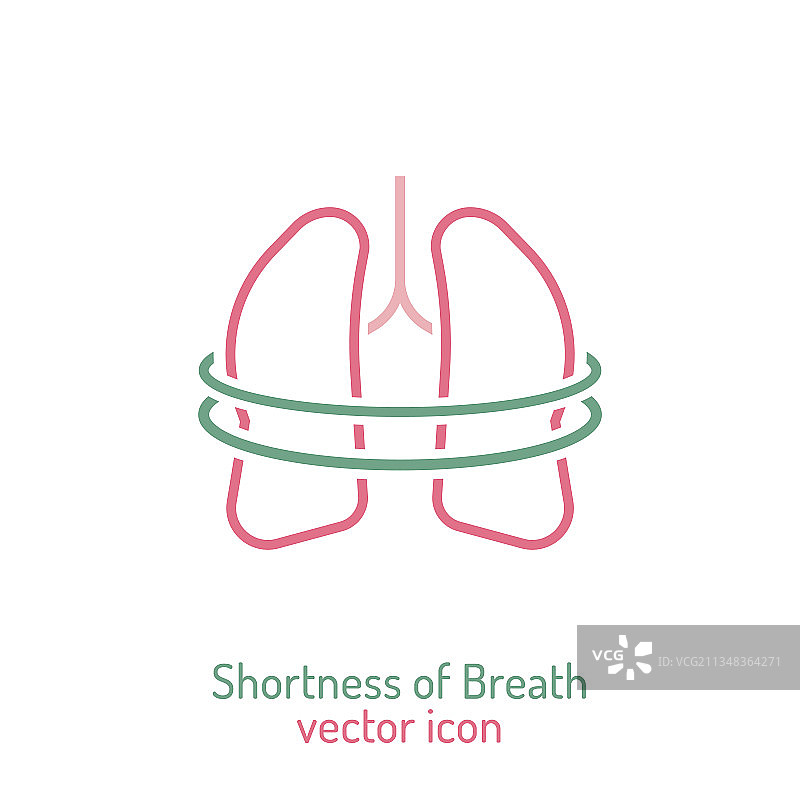 呼吸系统失真图片素材