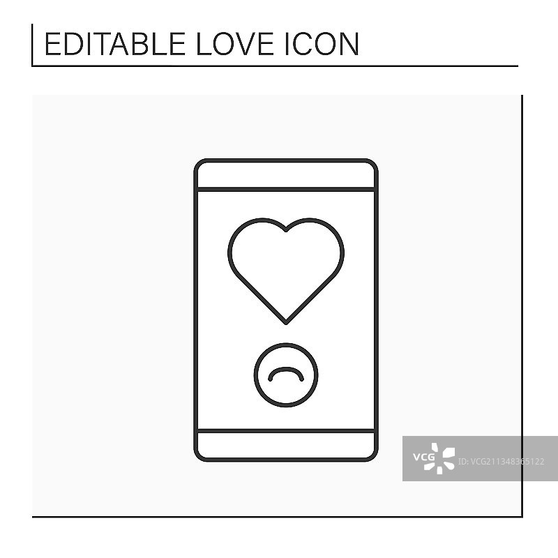 通知线性图标图片素材