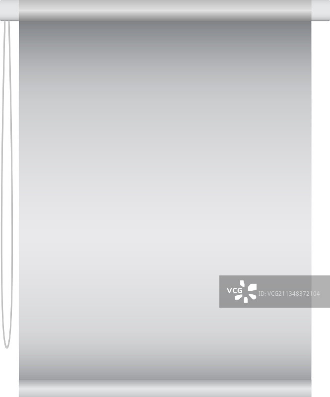 逼真的白色电动卷帘窗图片素材