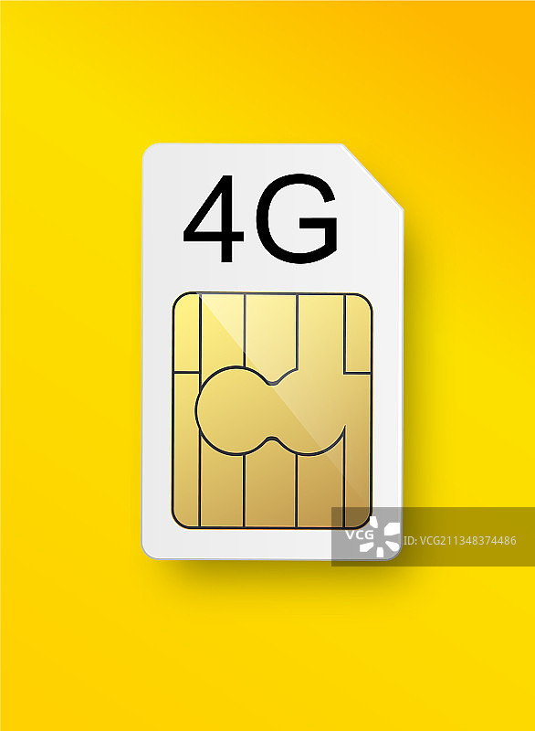 4G SIM卡移动通信技术图片素材