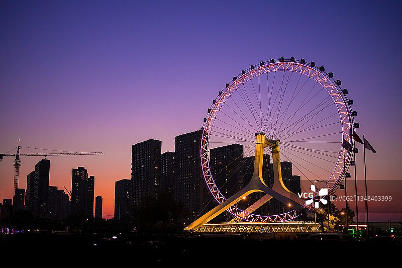 天津京杭大运河(天津段）图片素材