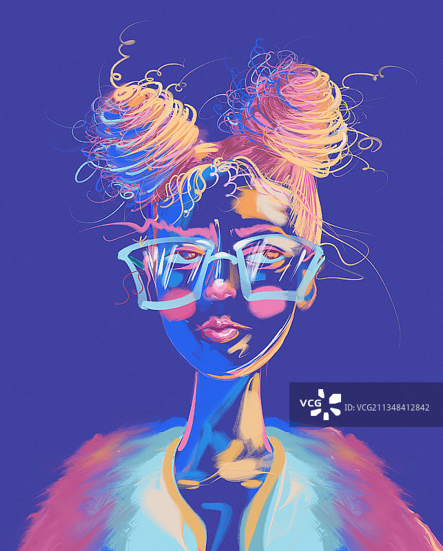 朋克少女2图片素材