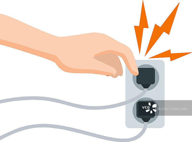 电击和短路图片素材