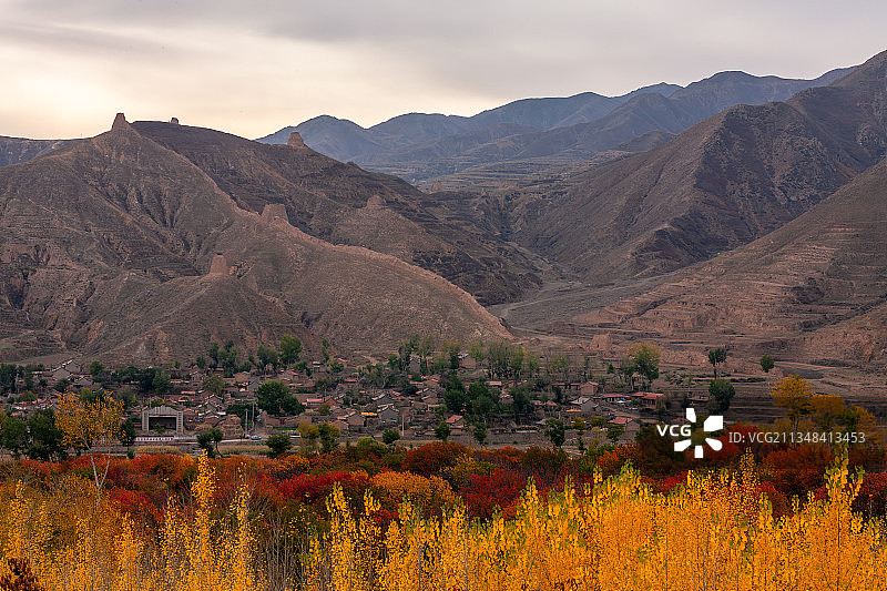 大同守口堡长城图片素材