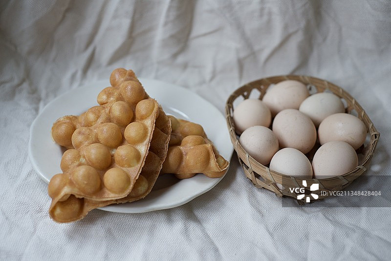 鸡蛋仔图片素材