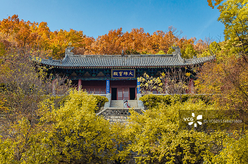 山东泰安玉泉寺千年古刹图片素材