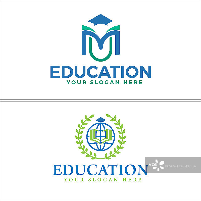 教育学校徽标设计图片素材