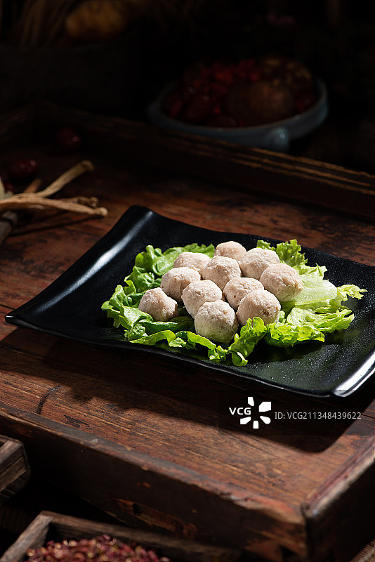 贡丸肉丸图片素材