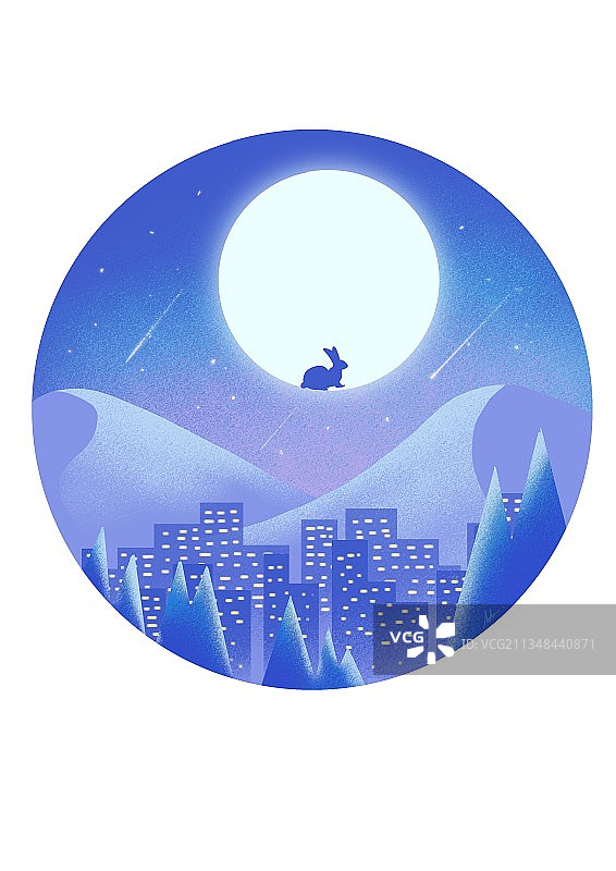 中秋节人月两团圆图片素材