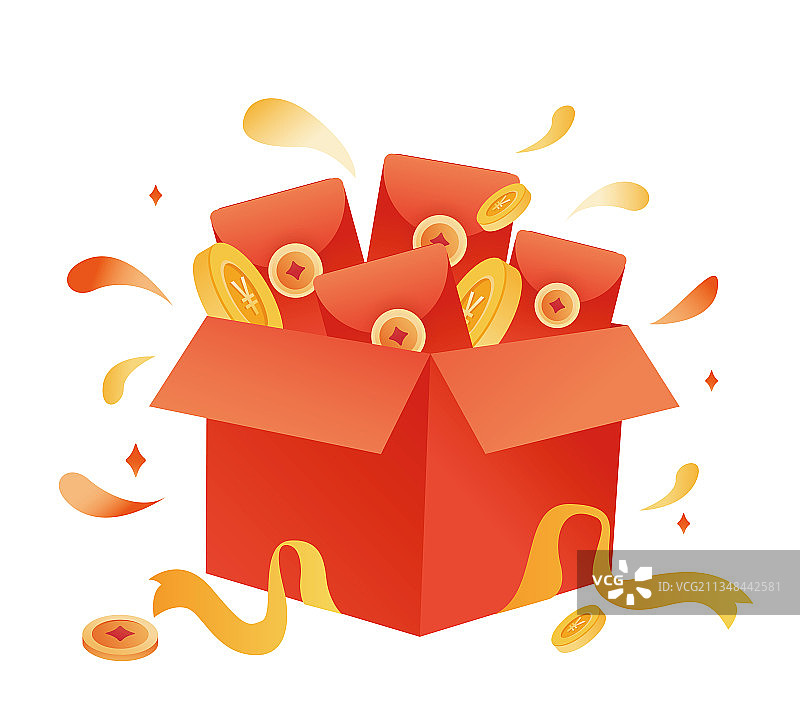 金融红包元素图片素材