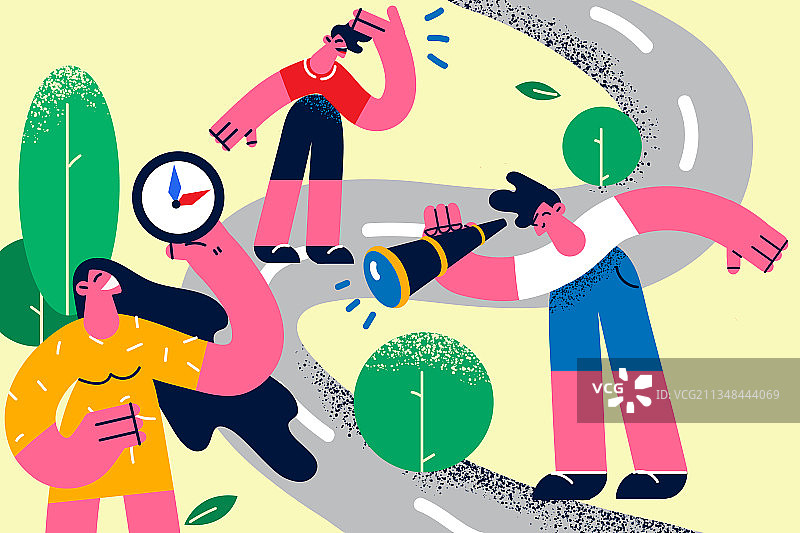 导航寻找方向概念图片素材