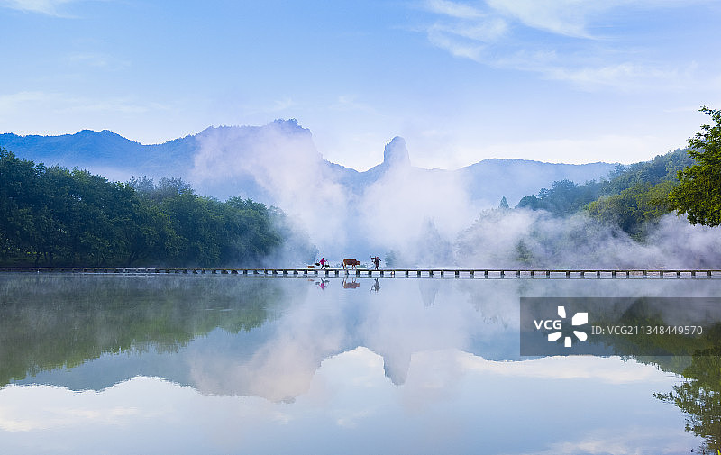 好溪缙云仙都段图片素材