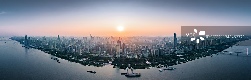 武汉天际线图片素材