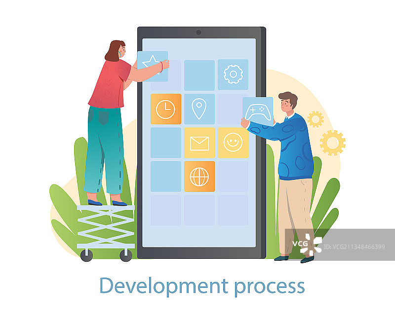 创建界面过程图片素材