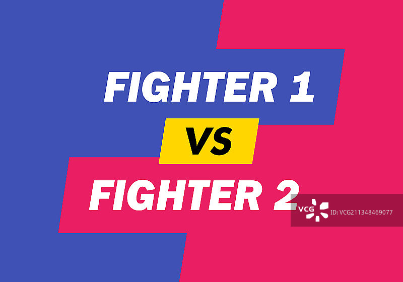 对战屏幕：战斗标题冲突决斗图片素材