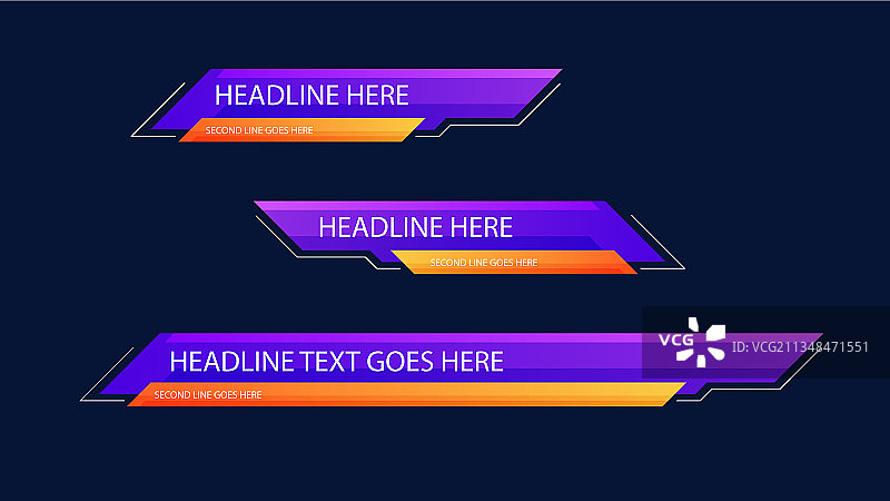 广播新闻集合底部图集图片素材