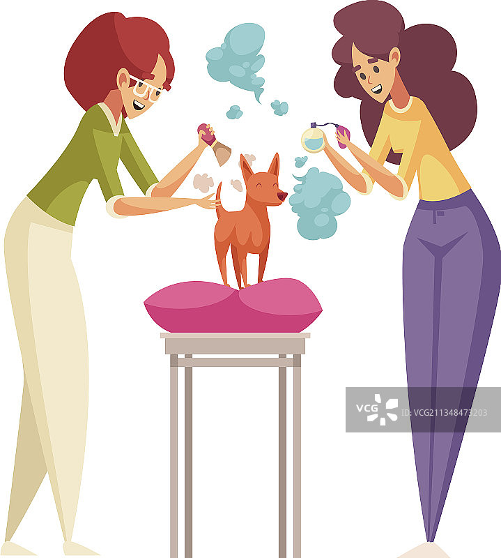 美容扁平风格图标图片素材