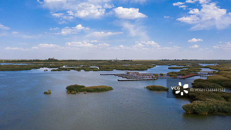 宁夏沙湖景区风光图片素材