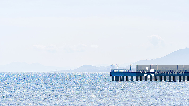 三亚湾观景台图片素材