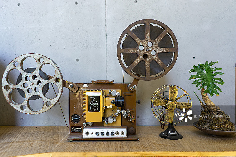 老式放映机图片素材