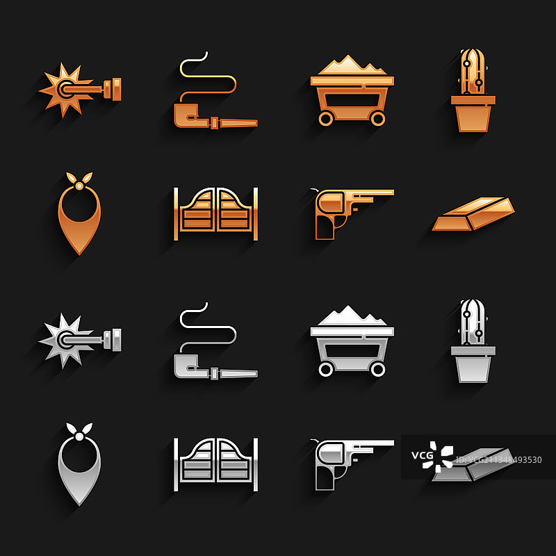 酒吧门仙人掌金条盆栽合集图片素材