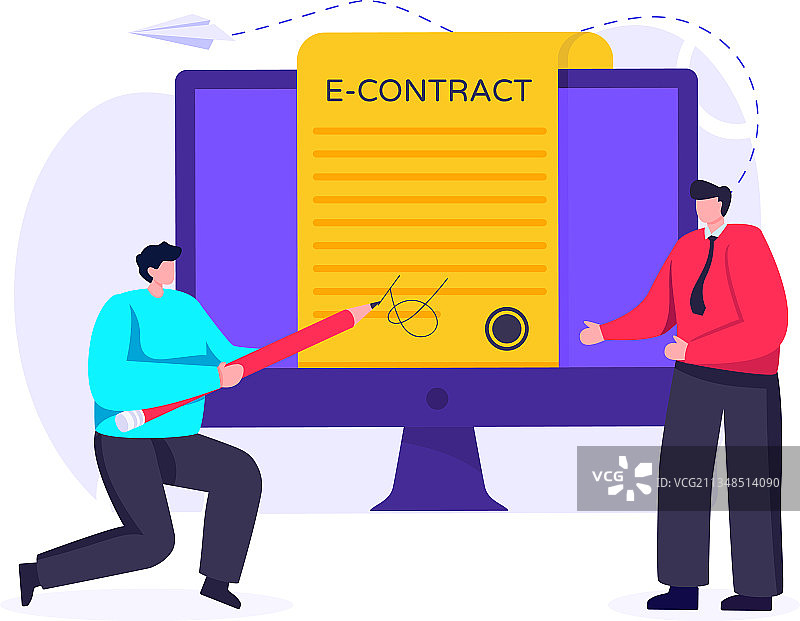 商业协议图片素材