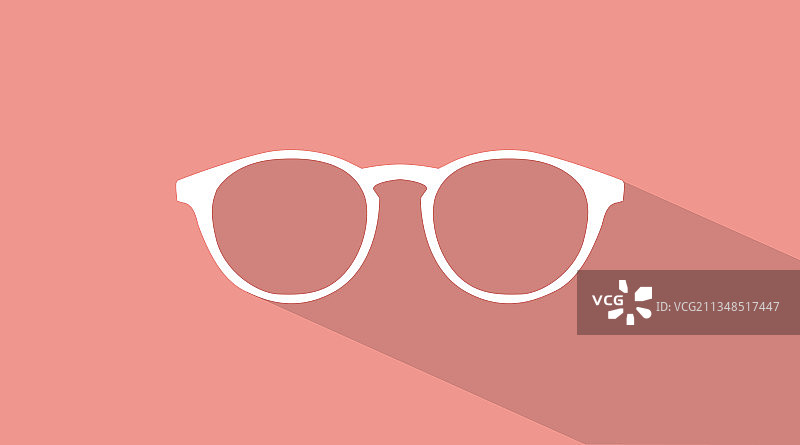 粉色眼镜隔离图片素材