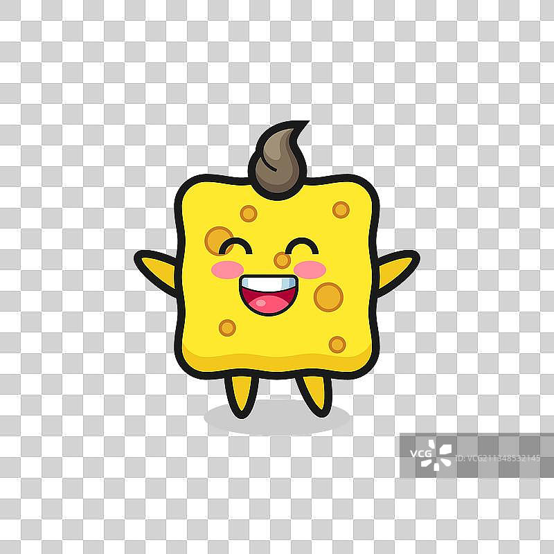 快乐宝宝海绵卡通形象图片素材